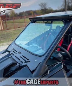 rzr 4 seat turbo r with aftermarket glass windshield